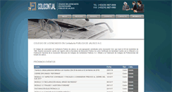 Desktop Screenshot of colicontjal.org